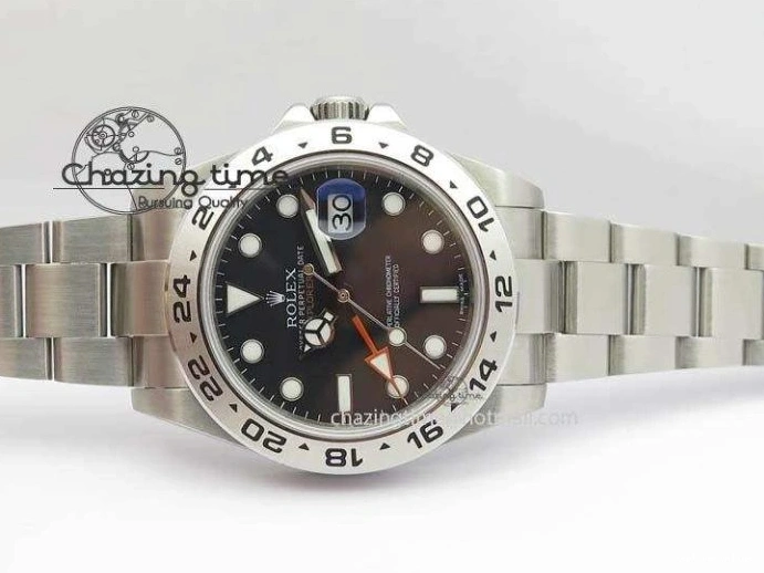 0206 Explorer II 42mm 216570 Bp-Maker Best Edition Black Dial On SS Bracelet A OnTrend 3778